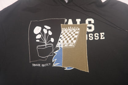 Vintage Upcycled Screenprint Hoodie (M)