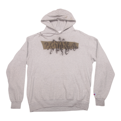 Vintage Upcycled Screenprint Hoodie (L)