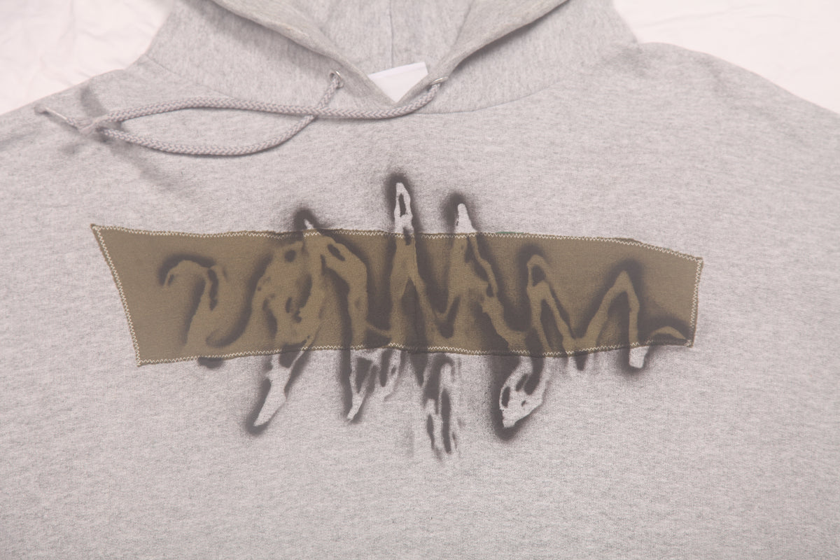 Vintage Upcycled Screenprint Hoodie (L)