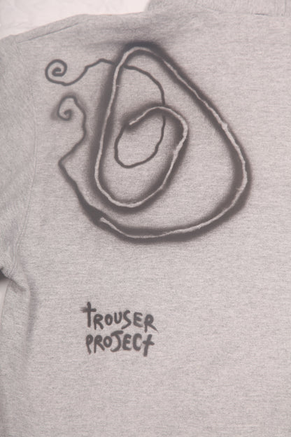 Vintage Upcycled Screenprint Hoodie (L)