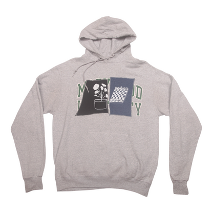 Vintage Upcycled Screenprint Hoodie (M)