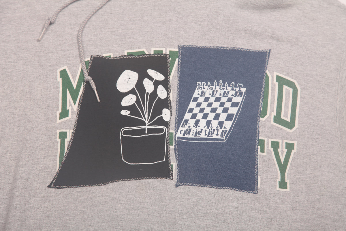 Vintage Upcycled Screenprint Hoodie (M)
