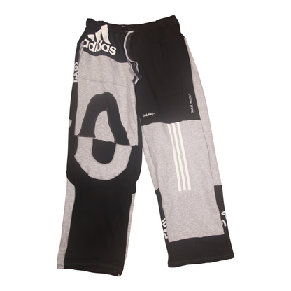 Patchwork Reworked Tracksuit Trousers (M)