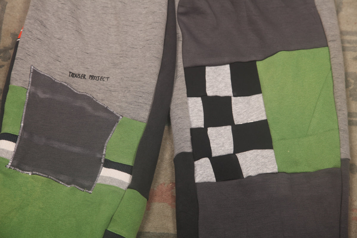 Patchwork Reworked Tracksuit Trousers (L)