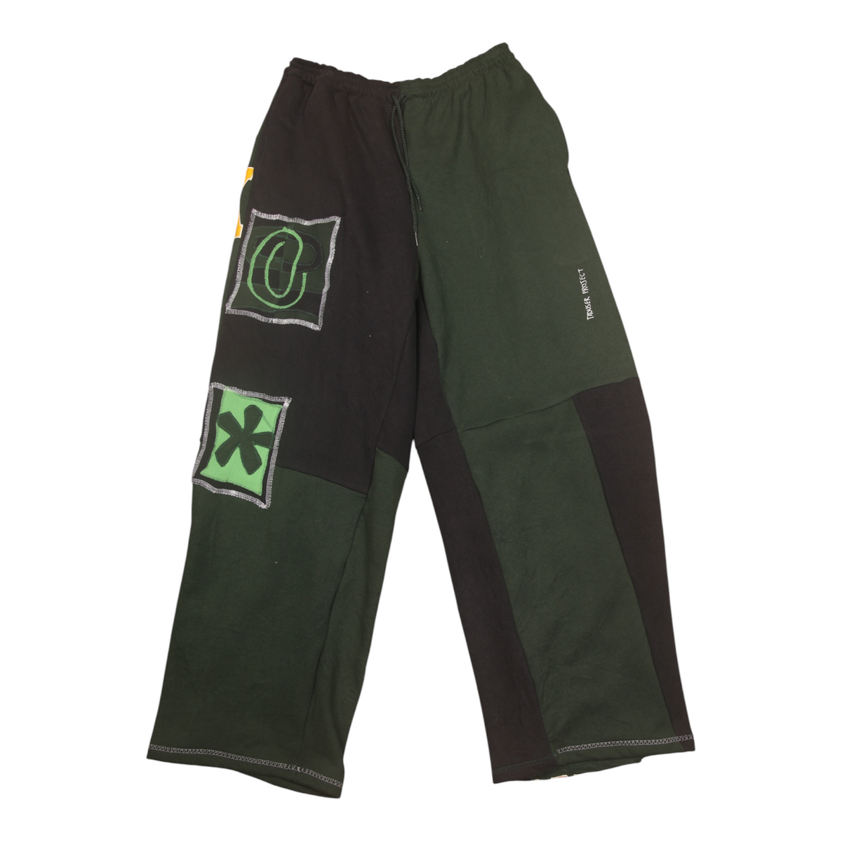 Patchwork Reworked Tracksuit Trousers (XL)