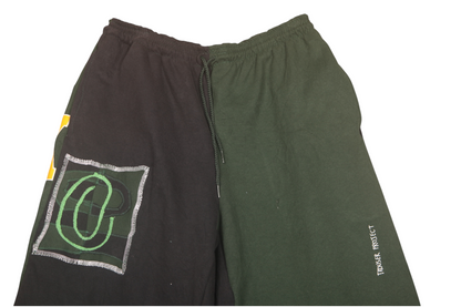Patchwork Reworked Tracksuit Trousers (XL)