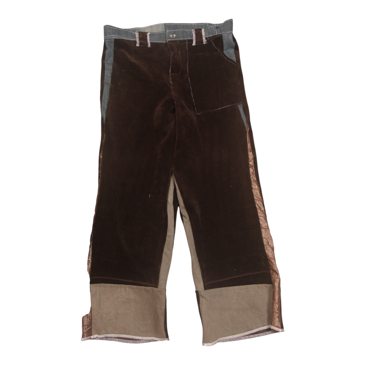 Handmade Corduroy Appliqué Trousers (W31)