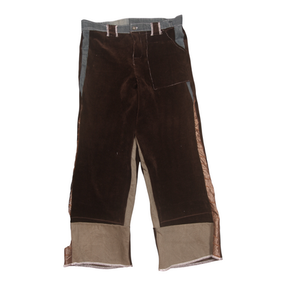 Handmade Corduroy Appliqué Trousers (W31)