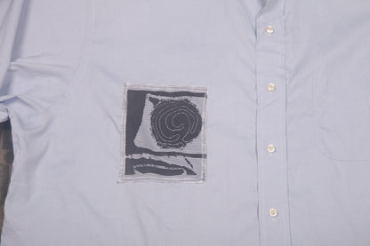 Reworked Patchwork Screenprint Shirt (2XL)