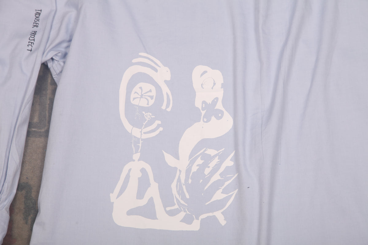 Reworked Patchwork Screenprint Shirt (2XL)