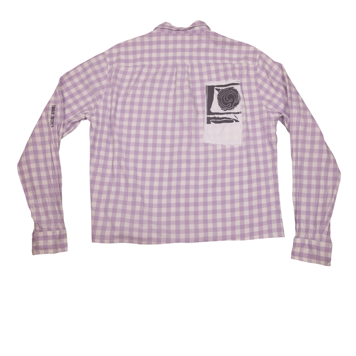 Reworked Patchwork Screenprint Shirt (M)