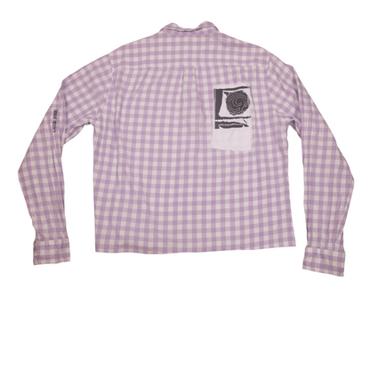 Reworked Patchwork Screenprint Shirt (M)