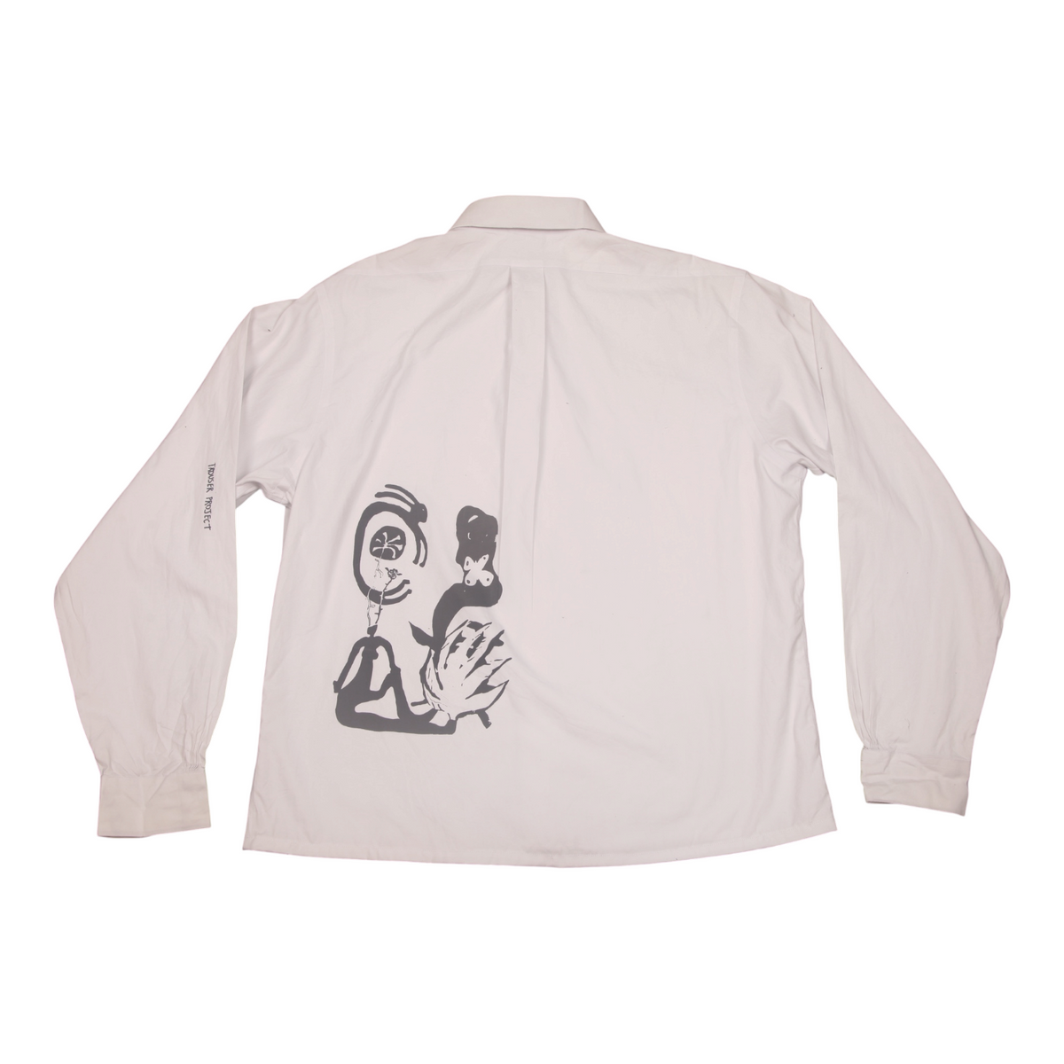 Reworked Patchwork Screenprint Shirt (L)