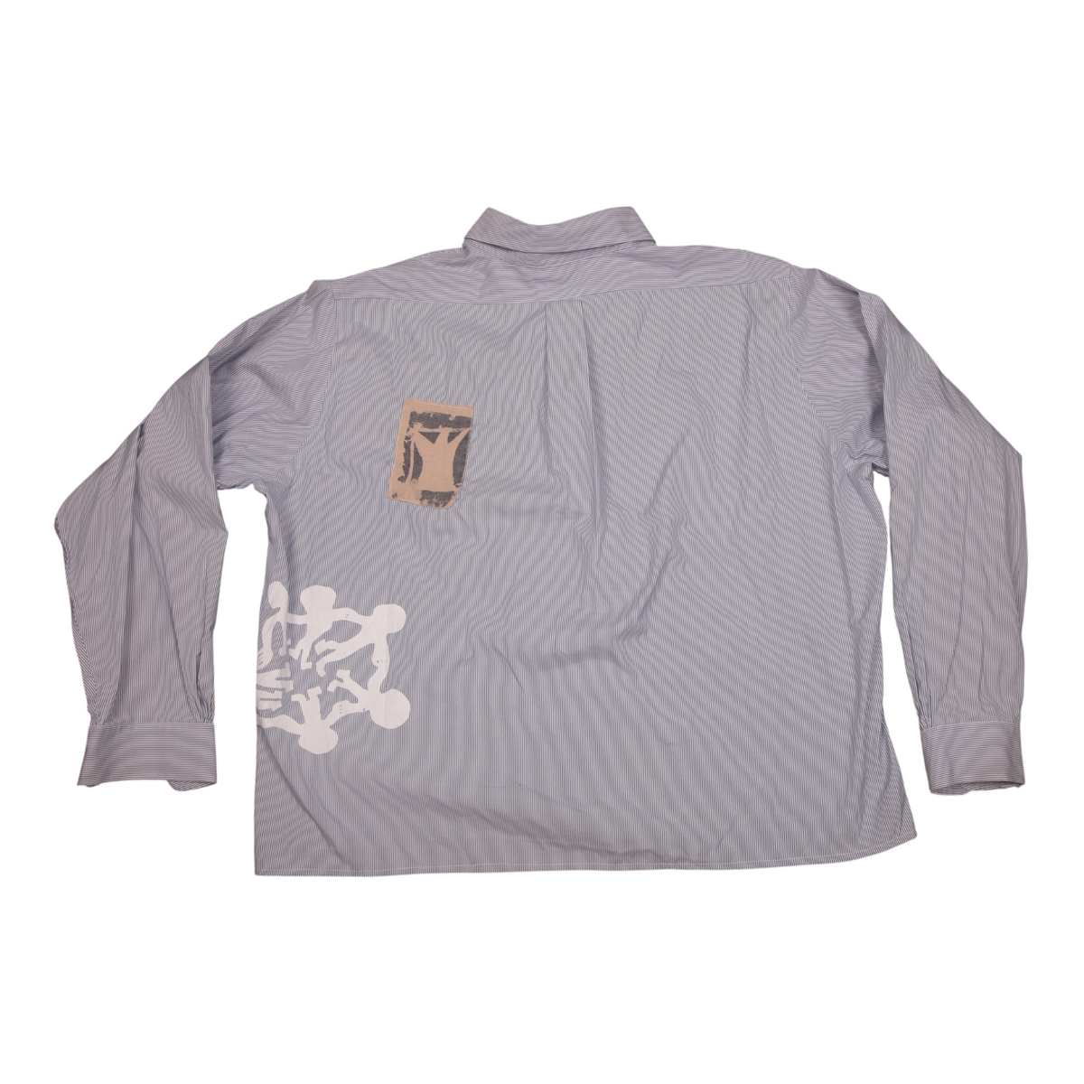 Reworked Patchwork Screenprint Shirt (2XL)