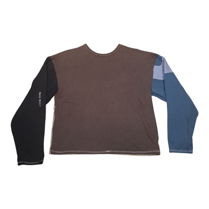 Long Sleeve Screenprint Reworked T-Shirt (M)