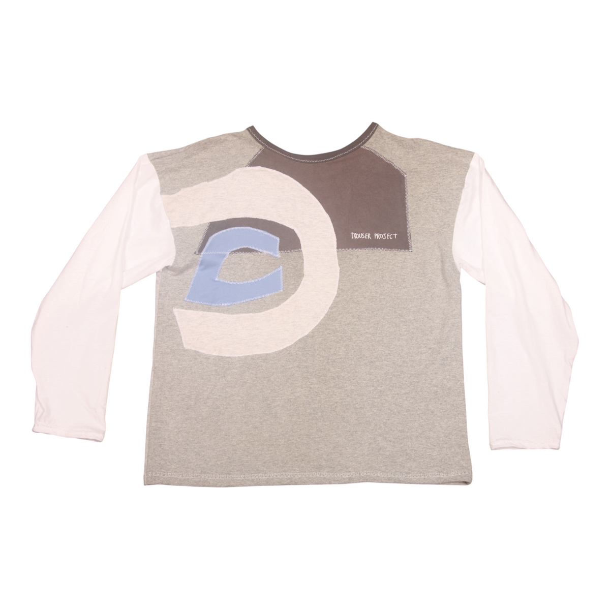 Long Sleeve Screenprint Reworked T-Shirt (S)