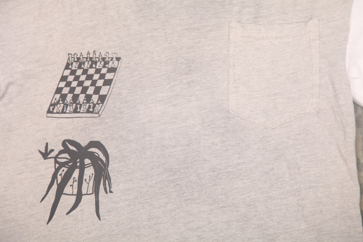 Long Sleeve Screenprint Reworked T-Shirt (S)
