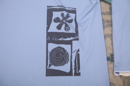 Long Sleeve Screenprint Reworked T-Shirt (S)