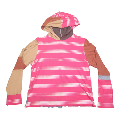Reworked Hooded Long Sleeve Top (UK14/16)