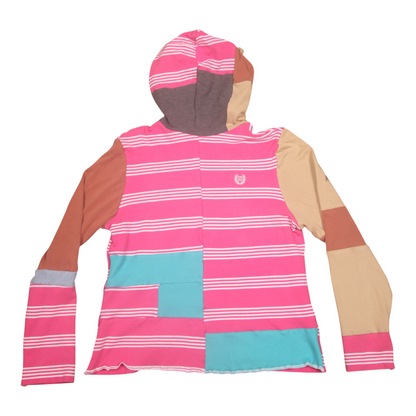 Reworked Hooded Long Sleeve Top (UK14/16)