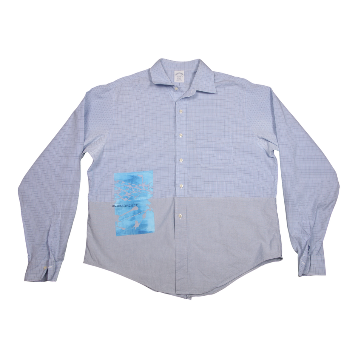 Reworked Patchwork Screenprint Shirt (XL)