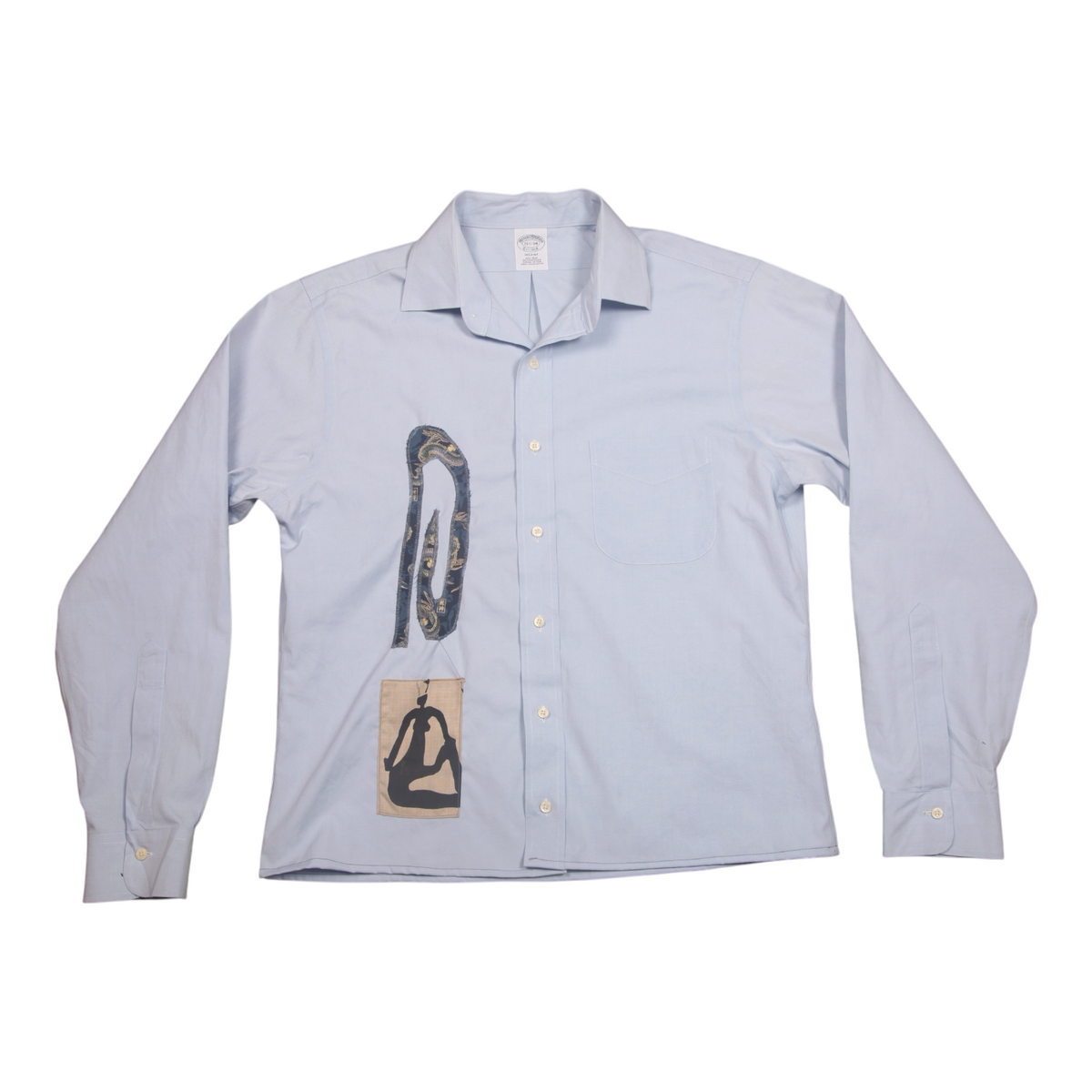 Reworked Patchwork Screenprint Shirt (M)