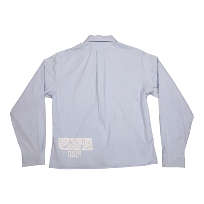 Reworked Patchwork Screenprint Shirt (M)