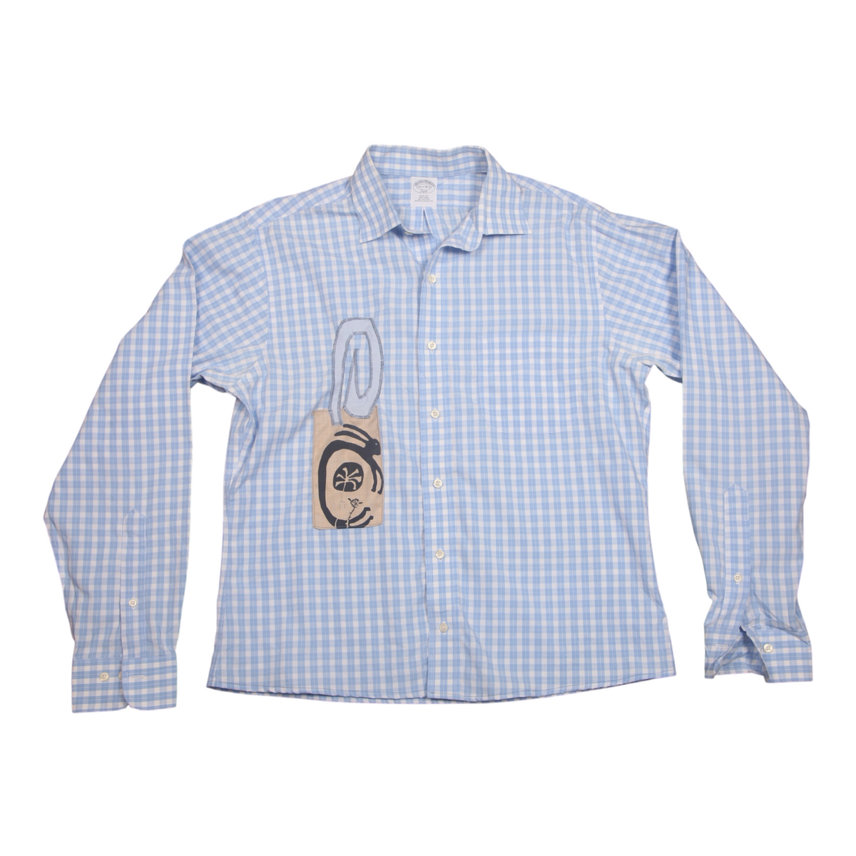 Reworked Patchwork Screenprint Shirt (M)