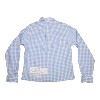 Reworked Patchwork Screenprint Shirt (M)