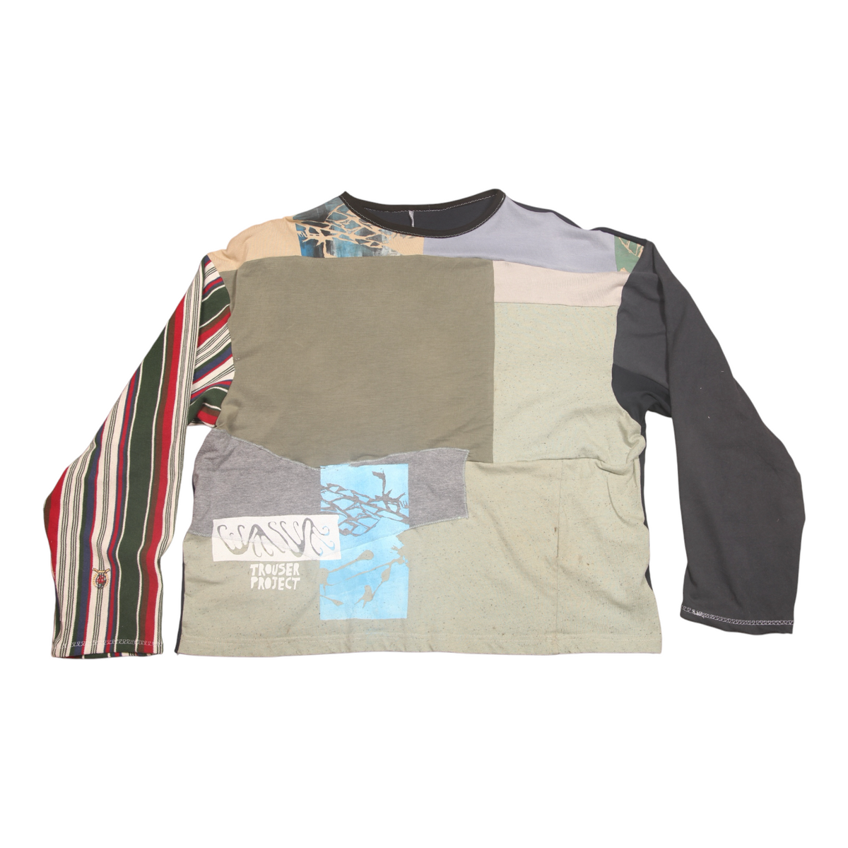 Long Sleeve Screenprint Reworked T-Shirt (XL)