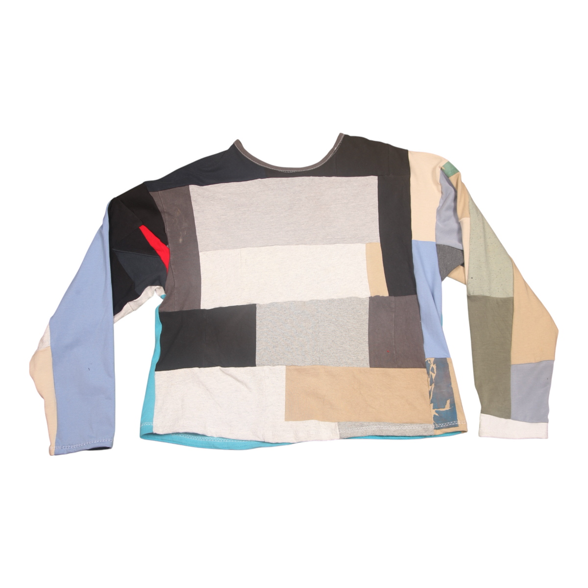Long Sleeve Screenprint Reworked T-Shirt (L)