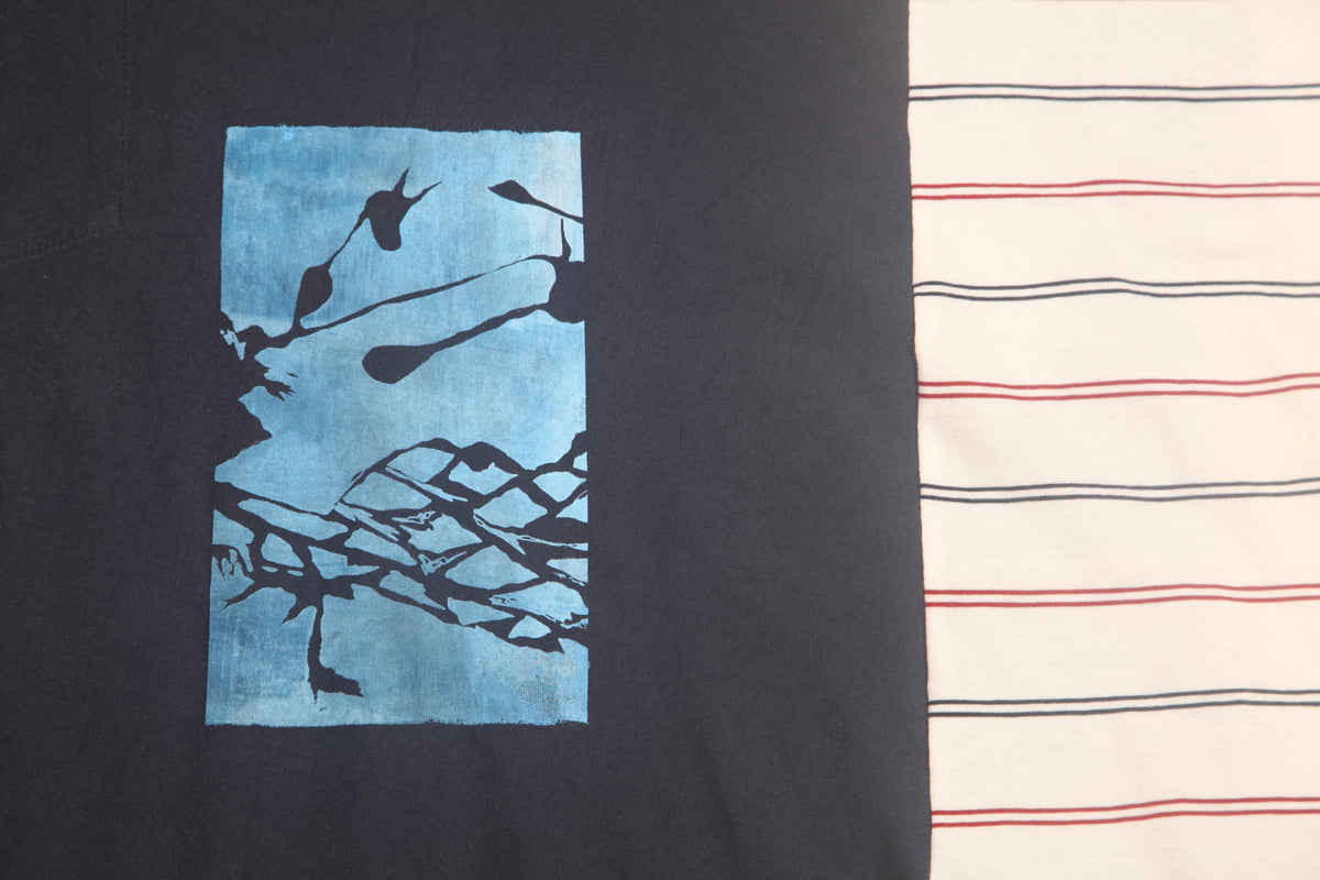 Long Sleeve Screenprint Reworked T-Shirt (XL)