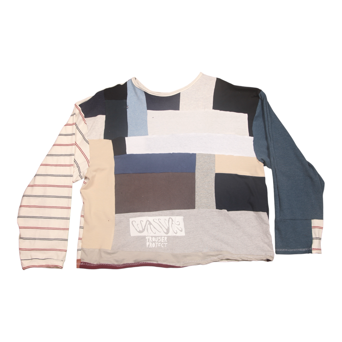 Long Sleeve Screenprint Reworked T-Shirt (XL)