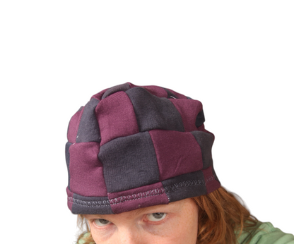 Chequered Beanie Hat