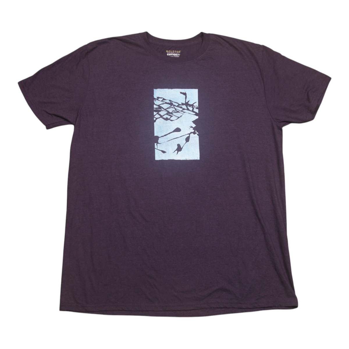 Upcycled Screenprint T-shirt (L)