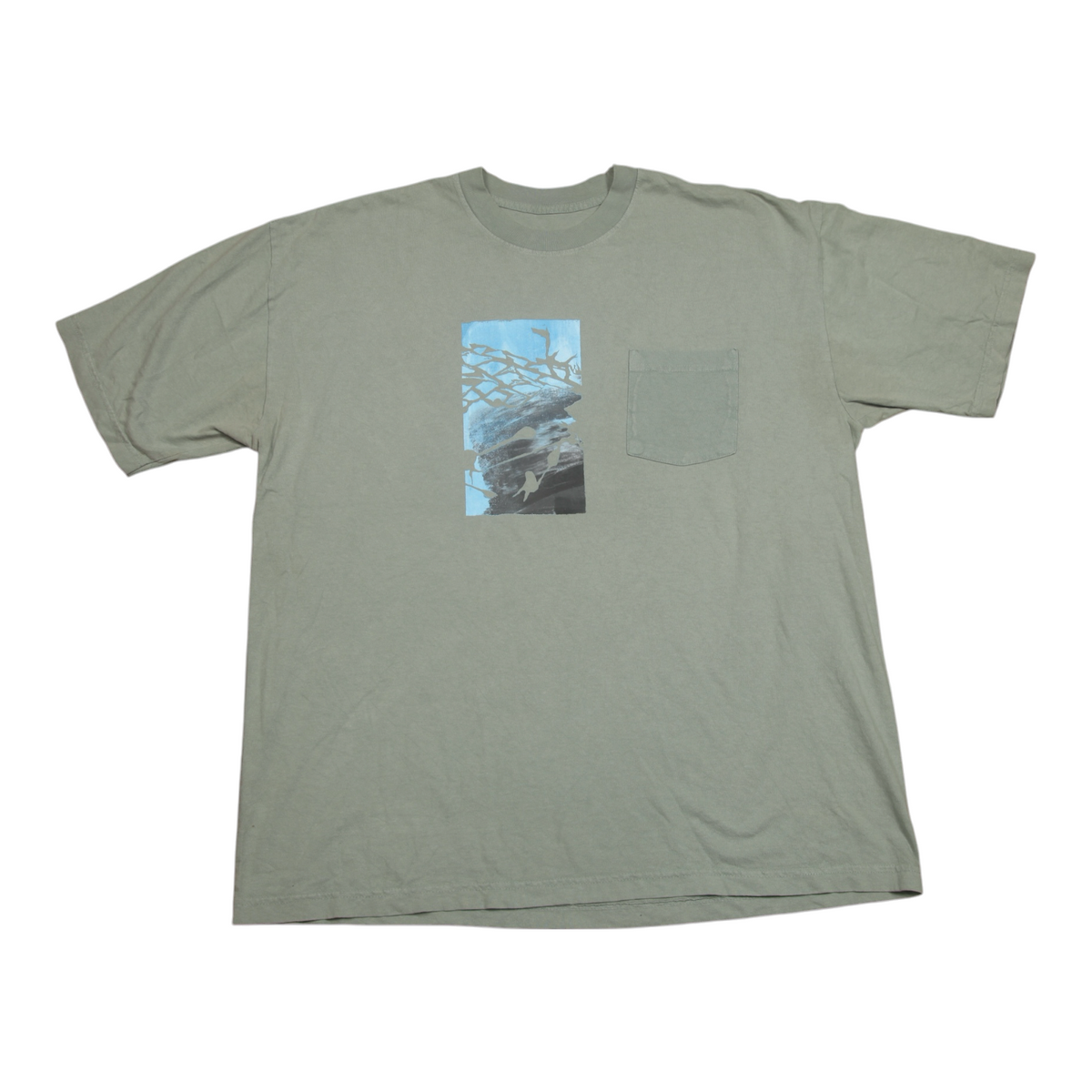 Upcycled Screenprint T-shirt (XL)