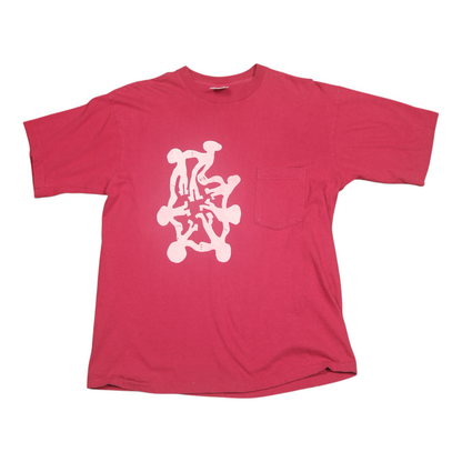 Upcycled Screenprint T-shirt (L)