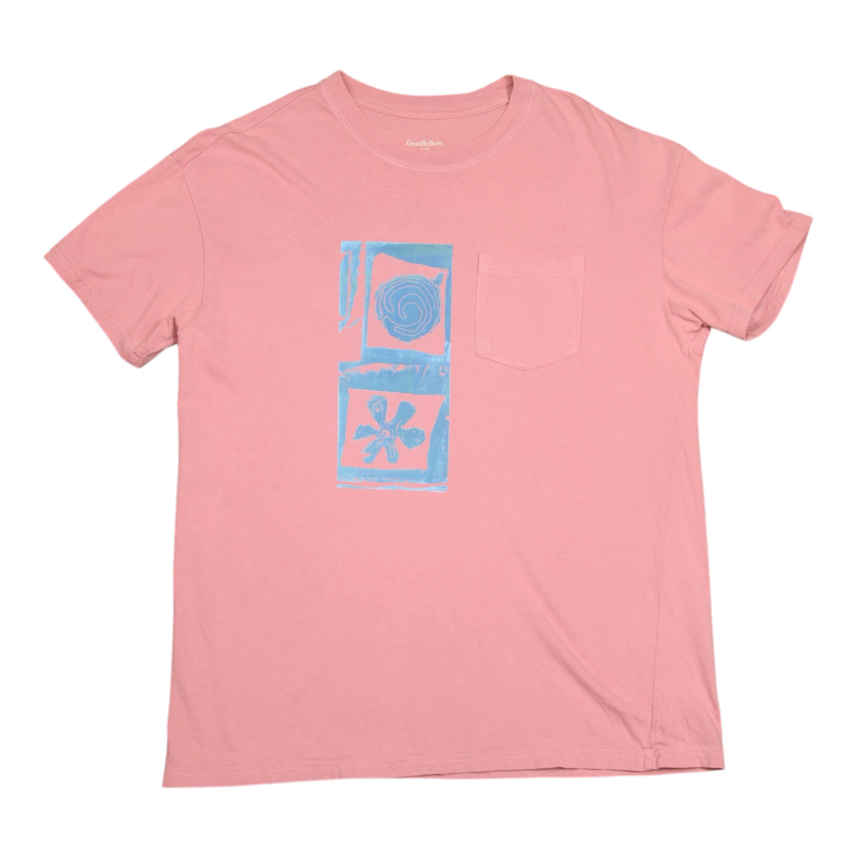 Upcycled Screenprint T-shirt (L)