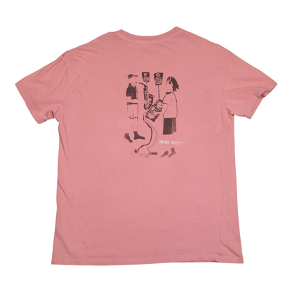 Upcycled Screenprint T-shirt (L)