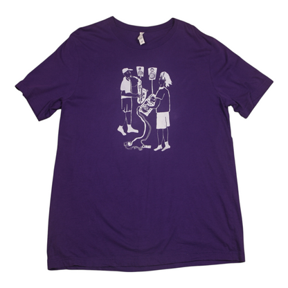 Upcycled Screenprint T-shirt (L)