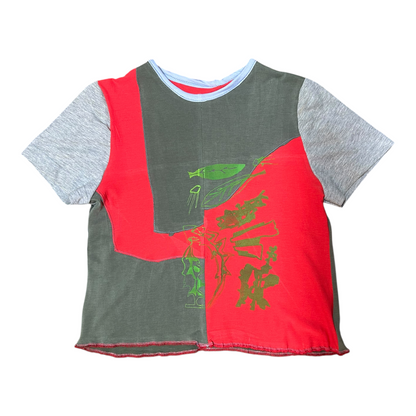 Short Sleeve Crop Screenprint Tee (UK10/12)