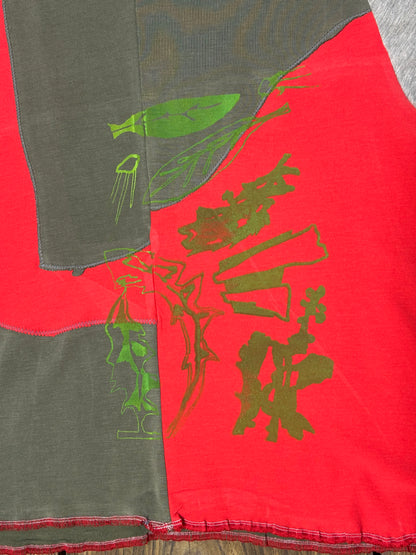 Short Sleeve Crop Screenprint Tee (UK10/12)
