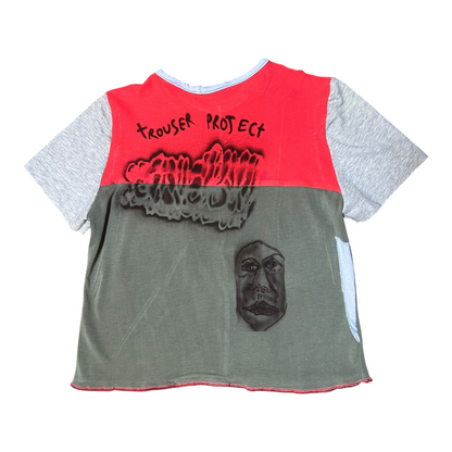 Short Sleeve Crop Screenprint Tee (UK10/12)