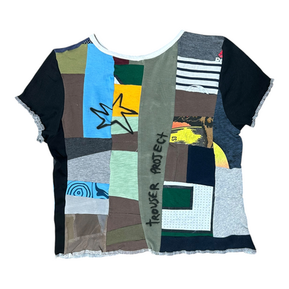 Short Sleeve Crop Screenprint Tee (UK10/12)