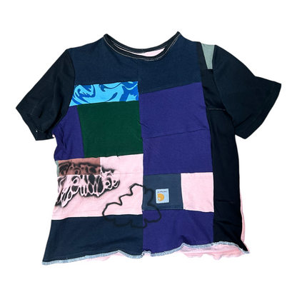 Short Sleeve Crop Screenprint Tee (UK14/16)