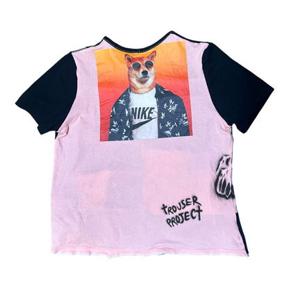 Short Sleeve Crop Screenprint Tee (UK14/16)