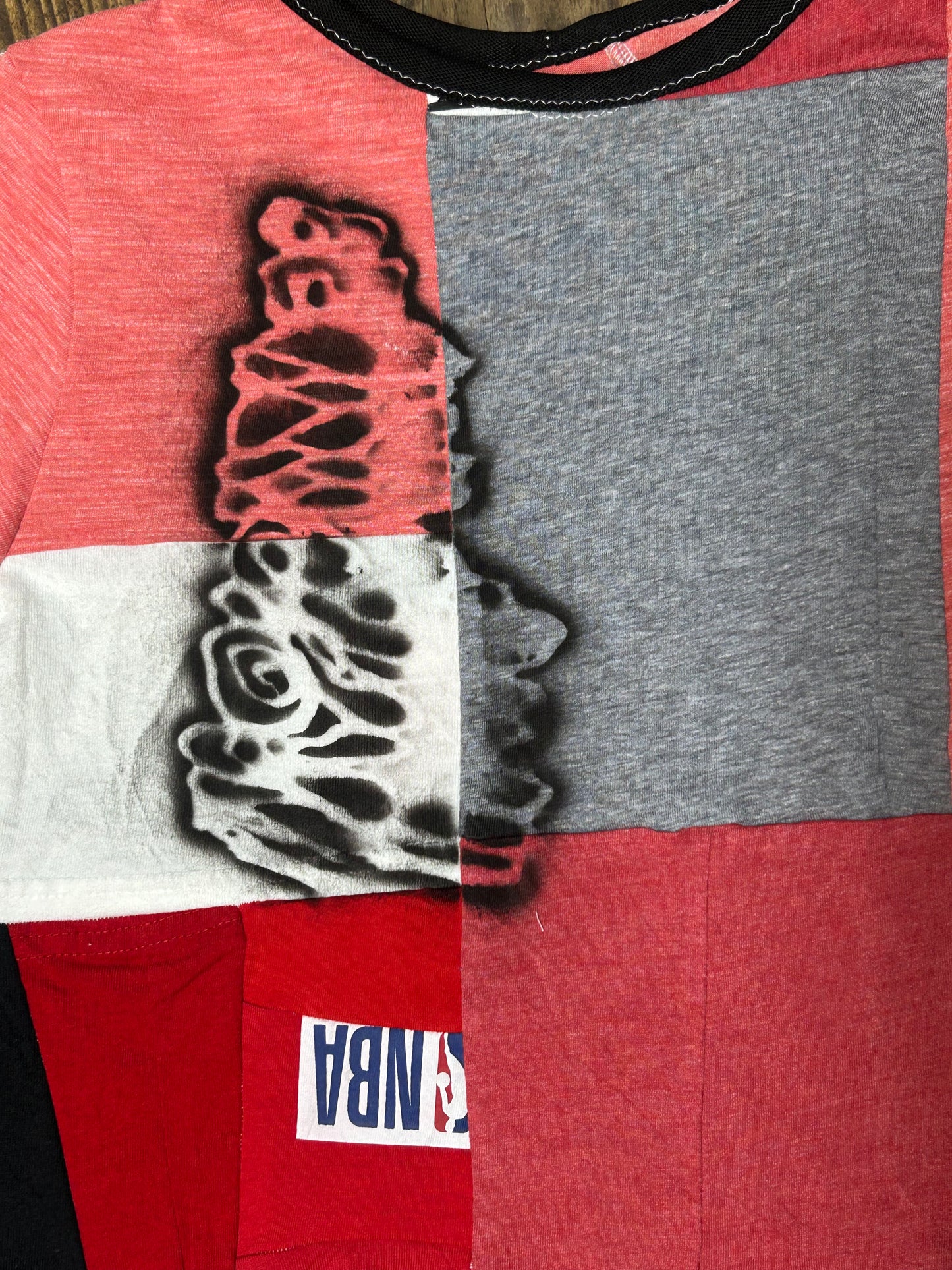 Short Sleeve Crop Screenprint Tee (UK10/12)