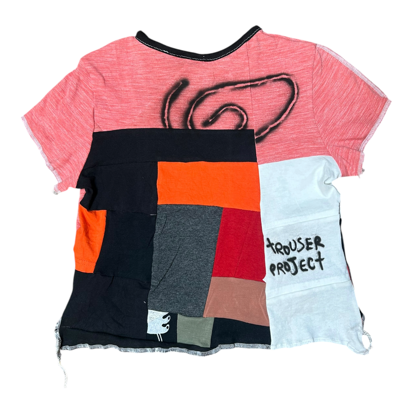 Short Sleeve Crop Screenprint Tee (UK10/12)