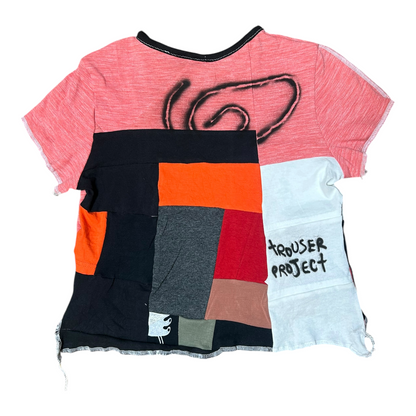 Short Sleeve Crop Screenprint Tee (UK10/12)