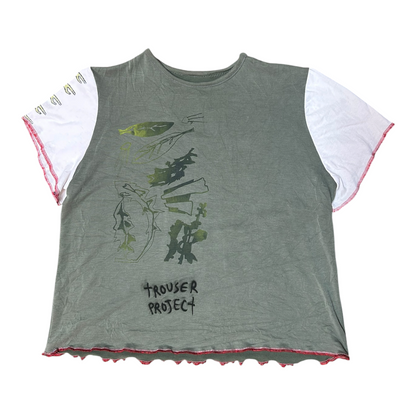 Short Sleeve Crop Screenprint Tee (UK14/16)